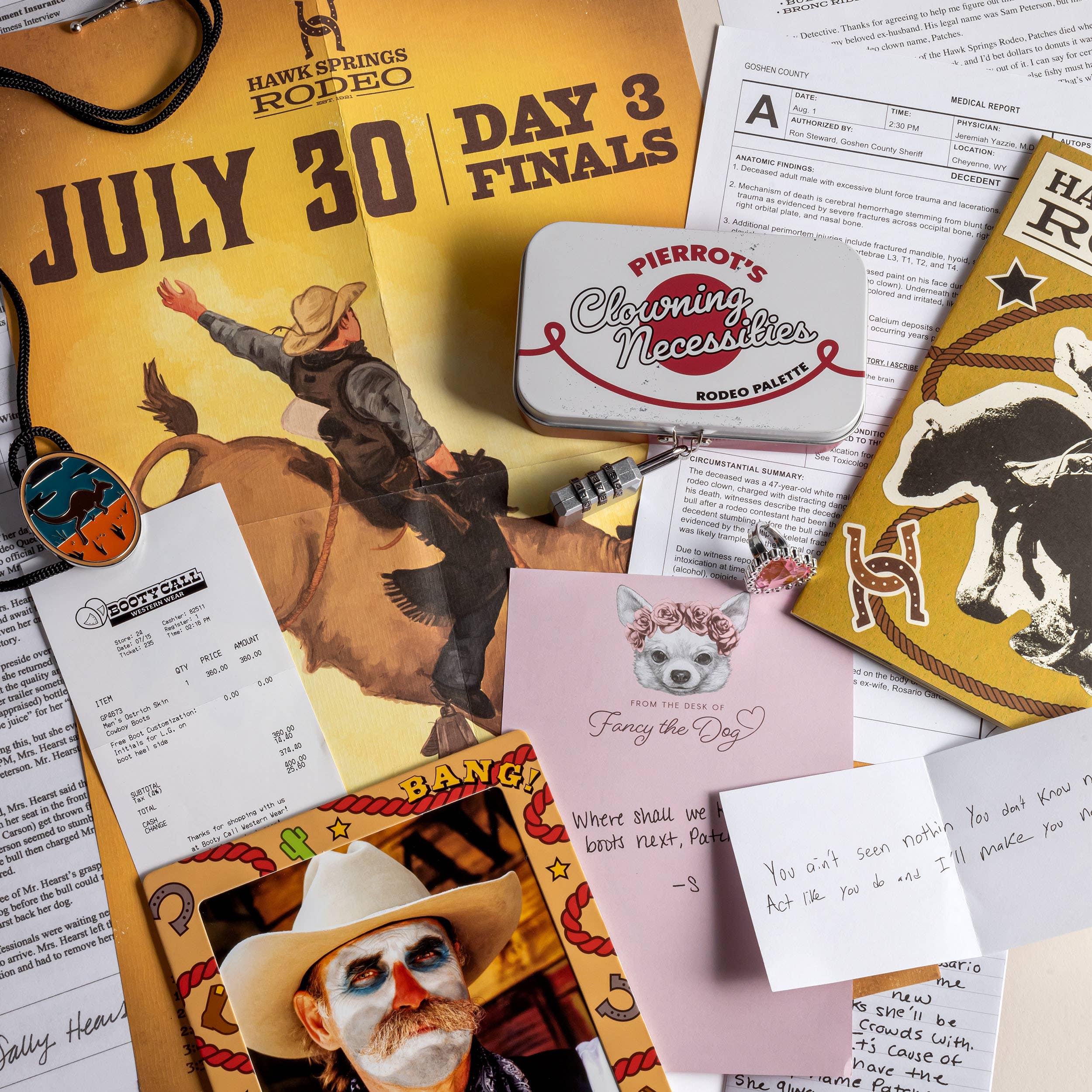 Hunt A Killer: R.I.P. at the Rodeo, Murder Mystery Game - Premium Entertainment from Hunt A Killer - Just $31.95! Shop now at Pat's Monograms