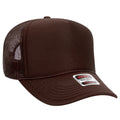 5 Panel Mid Profile Mesh Back Trucker Hat — Otto Caps Trucker Cap