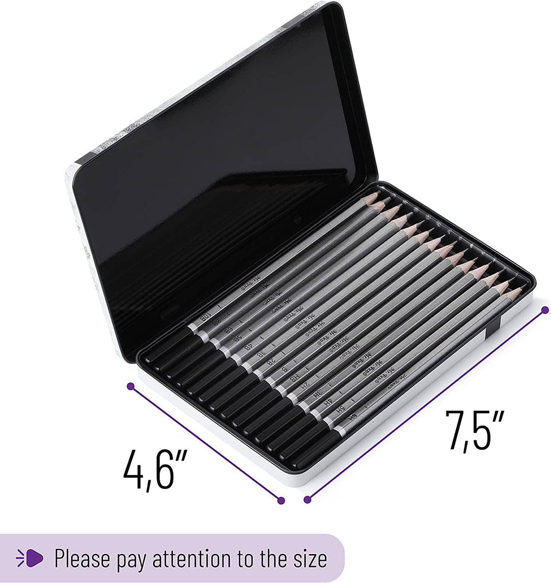 Mr. Pen Sketch Pencils Set - 14 Pack for Artists - Premium Art supplies from Mr. Pen - Just $6.99! Shop now at Pat's Monograms