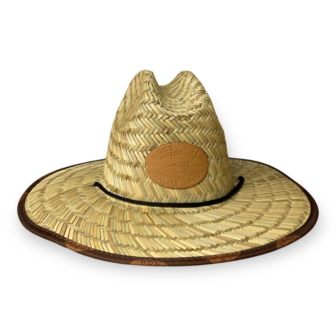 Straw Hat - Lucky 13 - Premium Hat from Honey Hole Outdoors - Just $32! Shop now at Pat's Monograms