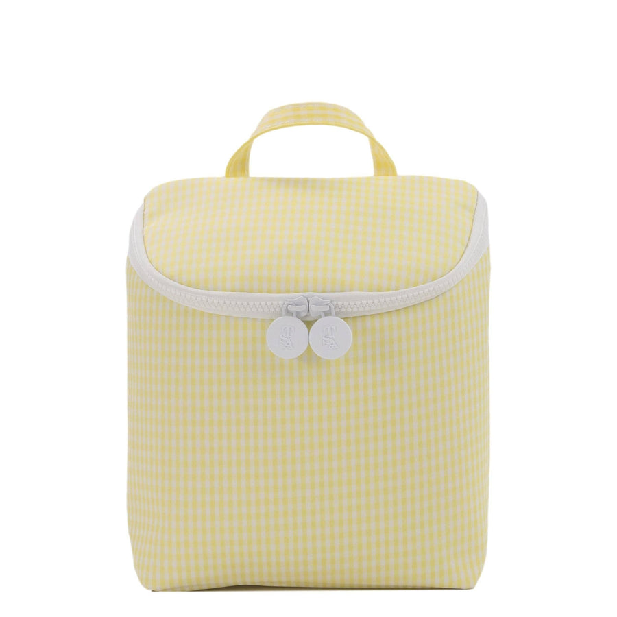 Take Away Insulated Lunch Bag - Gingham Buttercup - Premium lunch bag from TRVL Design - Just $39.95! Shop now at Pat's Monograms