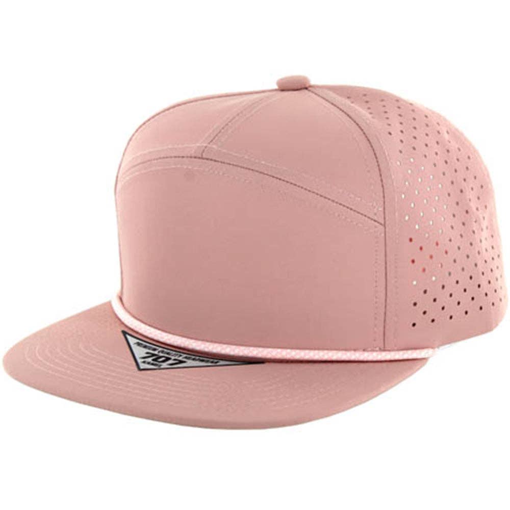BLANK 7 PANEL HYDRO WITH ROPE SNAPBACK CAP - Premium hat from Zion Brand - Just $14! Shop now at Pat's Monograms