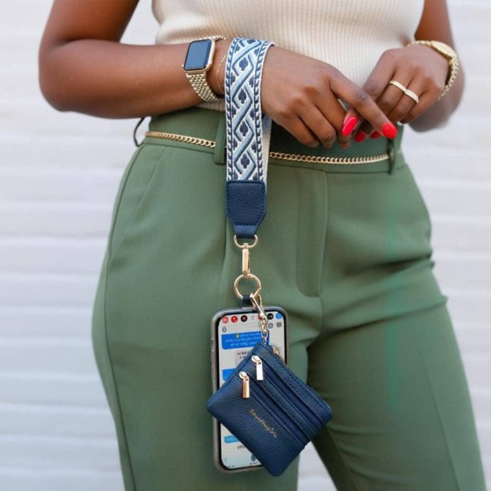 Clip & Go Strap w/Zippered Pouch - Premium phone accessories from Save The Girls - Just $31.95! Shop now at Pat's Monograms