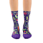 Women's Veggies, Purple Socks - Premium Socks from Good Luck Sock - Just $12.95! Shop now at Pat's Monograms