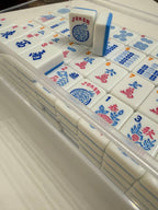 Mahjong Tiles - Bubble Pop – American Mahjong Tile Set (166 Tiles) 2-Color Blue - Premium Mahjong from Mahjong Studios - Just $149.95! Shop now at Pat's Monograms