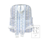 Mini Backer - Ribbon Floral Blue - Premium Backpack from TRVL Design - Just $46.95! Shop now at Pat's Monograms