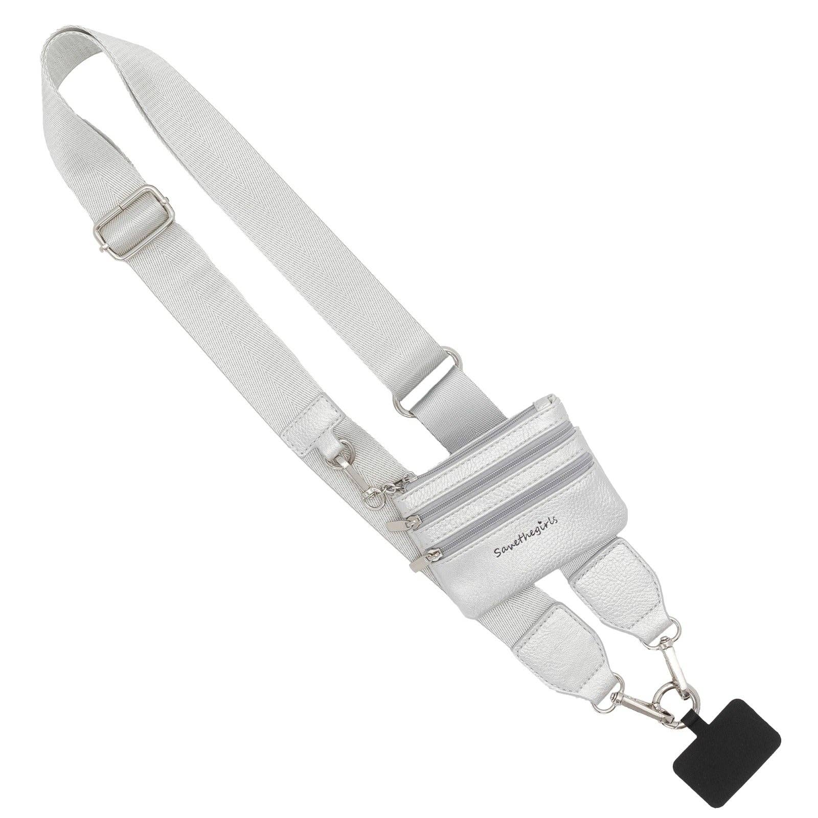 Clip & Go Strap with Pouch - Neutral Collection - Premium phone accessories from Save The Girls - Just $23.95! Shop now at Pat's Monograms