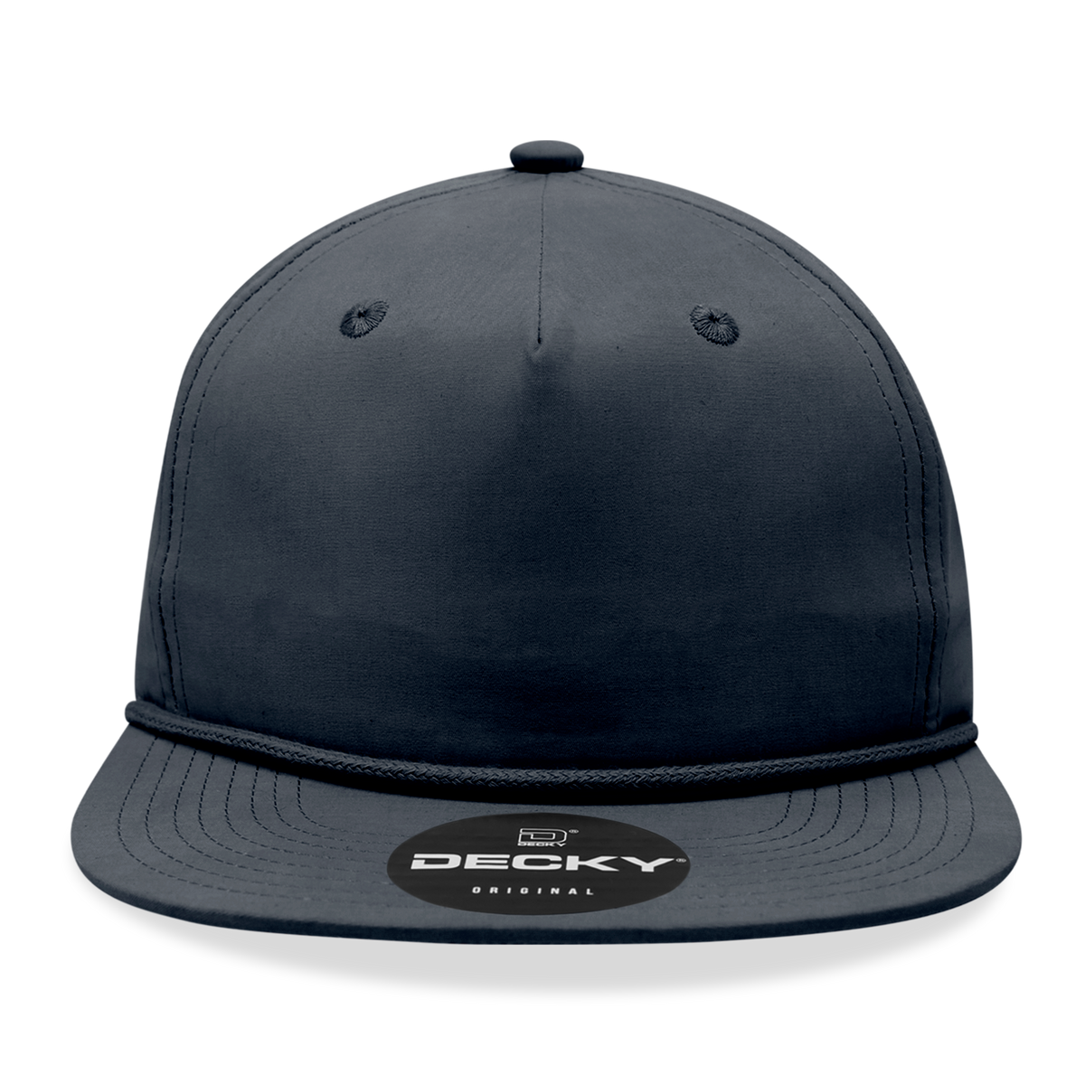 Decky 6032 Classic Rope Cap, 5 Panel Flat Bill Hat, Snapback — The Park Wholesale Caps