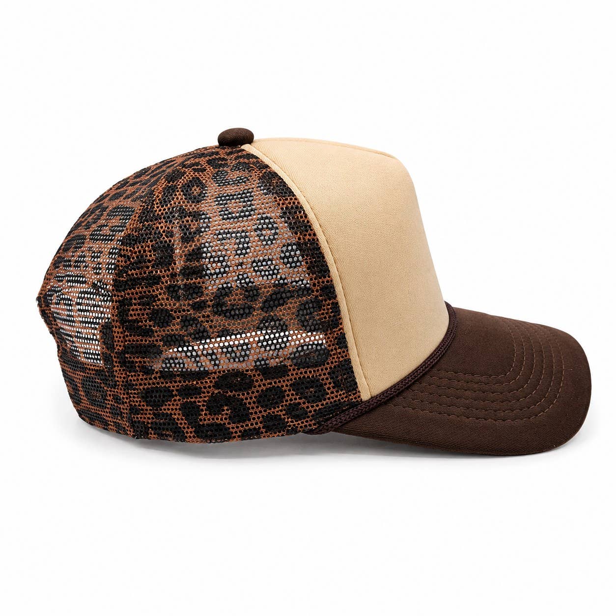 Leopard Pattern Mesh Foam Trucker Hat - Premium Hats & Caps from Hatzzi - Just $13! Shop now at Pat's Monograms