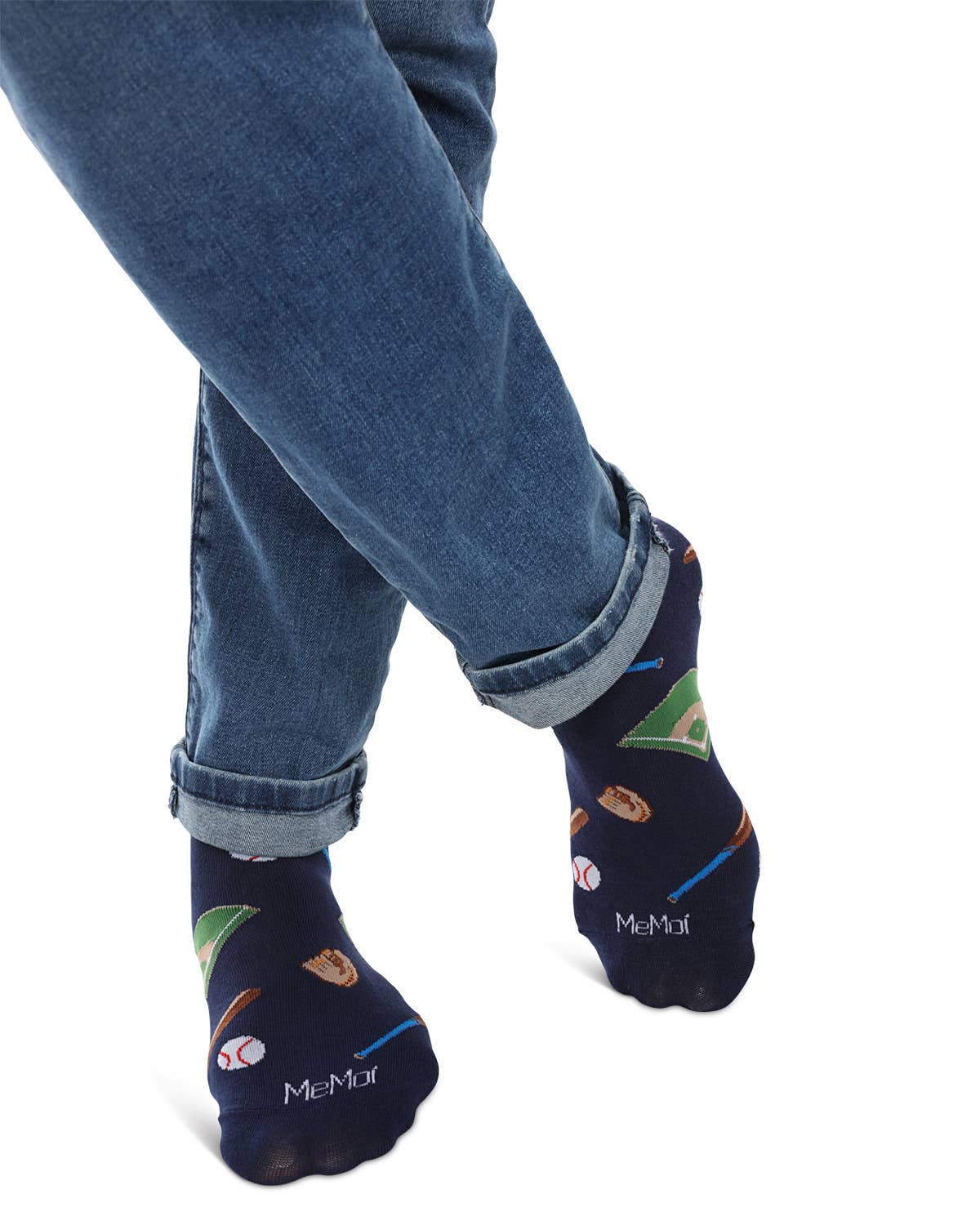 Men's Baseball Bamboo Crew Socks - Premium Socks from Infinity Classics International Inc. - Just $11.95! Shop now at Pat's Monograms