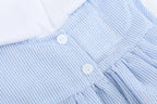 Blue Bunnies Seersucker Yoke Dress - Premium Baby & Toddler Dresses from Lil Cactus - Just $39.95! Shop now at Pat's Monograms