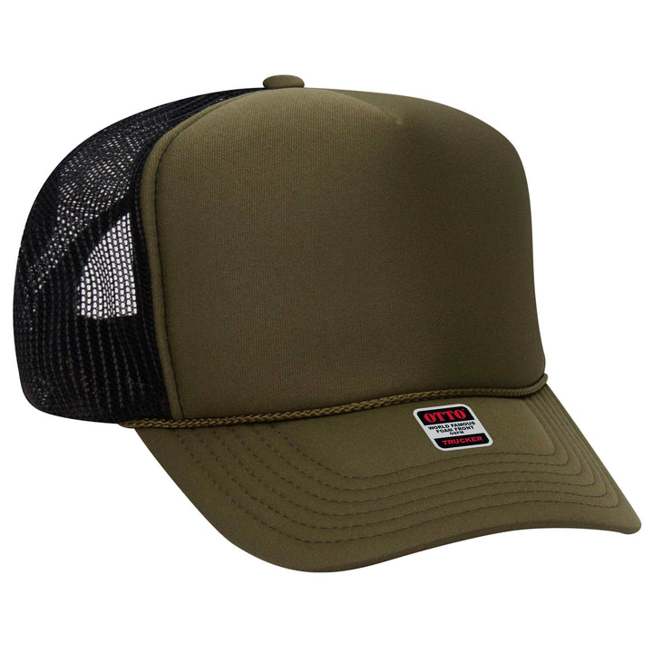 Otto Trucker 39-165 - Split Colors - Premium  from Otto Caps - Just $9.95! Shop now at Pat's Monograms