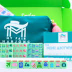 MINI TRAVEL MAHJONG  |  Mini Anywhere Series  |  Green - Premium Mahjong from My Fair Mahjong - Just $195.95! Shop now at Pat's Monograms