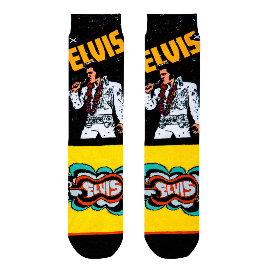 Elvis Rock N Roll - Crew - Premium Socks from Odd Sox - Just $12.95! Shop now at Pat's Monograms