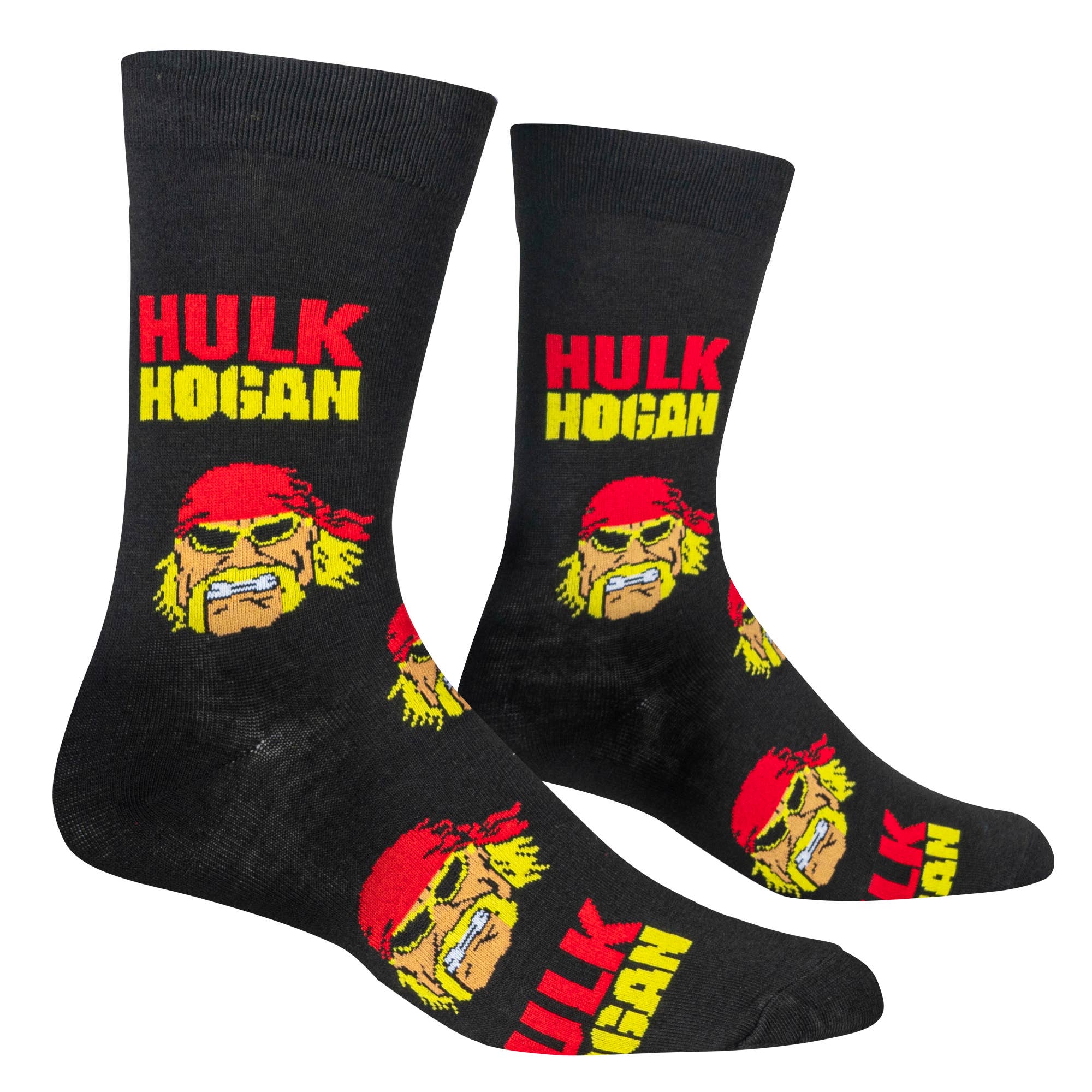 Hulk Hogan -  Crazy Socks - Mens Crew Folded - Premium socks from Crazy Socks - Just $8! Shop now at Pat's Monograms