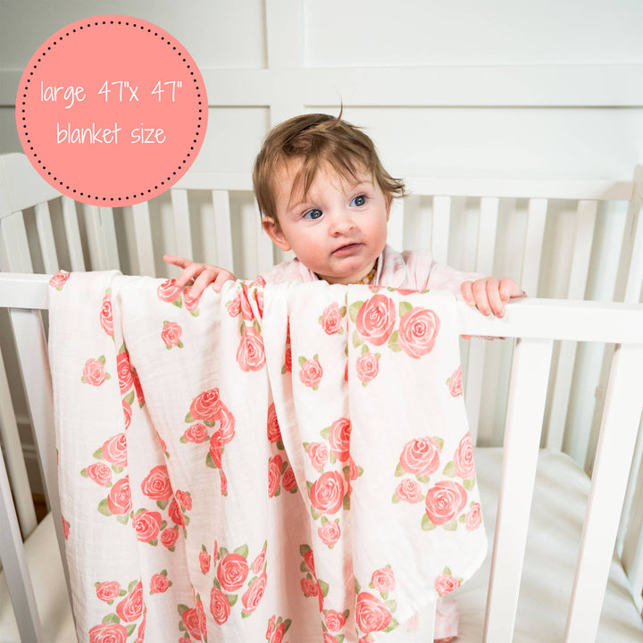 Blooming Elegance Baby Swaddle Blanket - Premium Swaddle from LollyBanks - Just $19.95! Shop now at Pat's Monograms