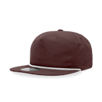 Decky 6032 Classic Rope Cap, 5 Panel Flat Bill Hat, Snapback - Premium Caps from The Park Wholesale - Just $14.95! Shop now at Pat's Monograms