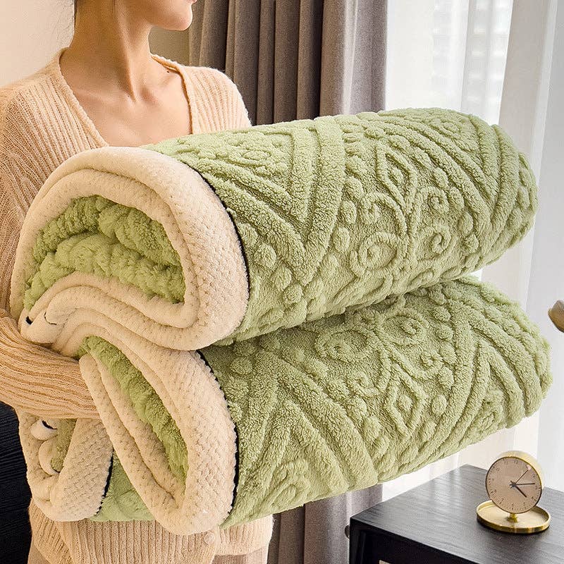 Home Decor Coral Fleece Soft Blanket - Premium  from Sweetkama - Just $44! Shop now at Pat's Monograms