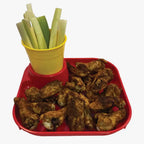 Reusable Party Plates w/ Beverage Holder - Set of 4 - Red - Premium Kitchen Accessories from Fancy Panz - Just $19.95! Shop now at Pat's Monograms