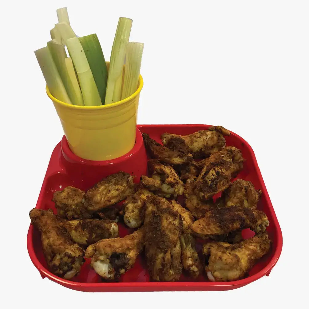 Reusable Party Plates w/ Beverage Holder - Set of 4 - Red - Premium Kitchen Accessories from Fancy Panz - Just $19.95! Shop now at Pat's Monograms