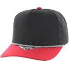 804 - 5 PANEL ROPE LASER CUT SNAPBACK BALL CAP - Premium baseball cap from Zion Brand - Just $12.95! Shop now at Pat's Monograms