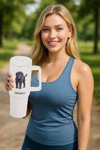 40oz Labradoodle Tumbler - 3D Printed - Vacuum Insulated - Premium Tumblers from E&S Pets - Just $36.95! Shop now at Pat's Monograms