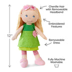 Mali 12" Soft Doll - Premium Plush Doll from HABA USA - Just $32.95! Shop now at Pat's Monograms