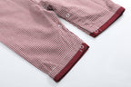 Red and Cream Gingham Farm Longalls — Lil Cactus