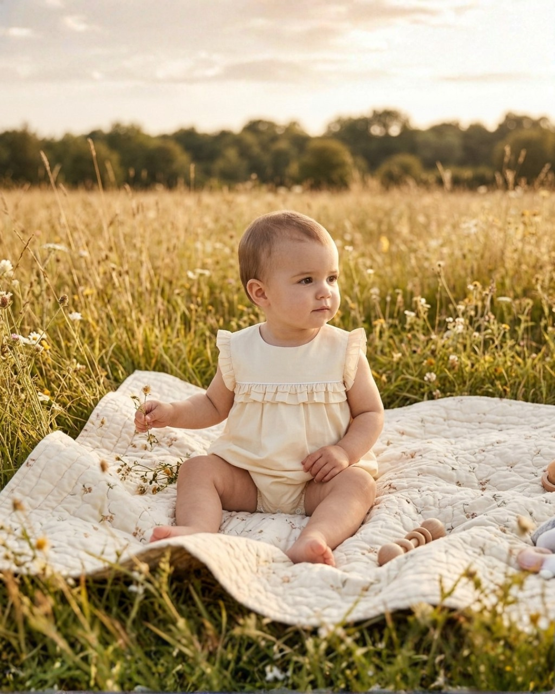 Light Yellow Ruffle Jumper Romper - Premium Baby & Toddler Outfits from Lil Cactus - Just $38.95! Shop now at Pat's Monograms