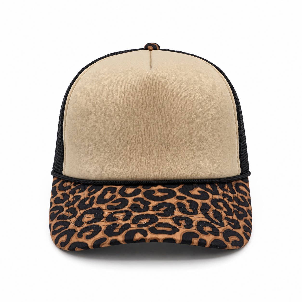 Leopard Pattern Mesh Foam Trucker Hat - Premium Hats & Caps from Hatzzi - Just $13! Shop now at Pat's Monograms
