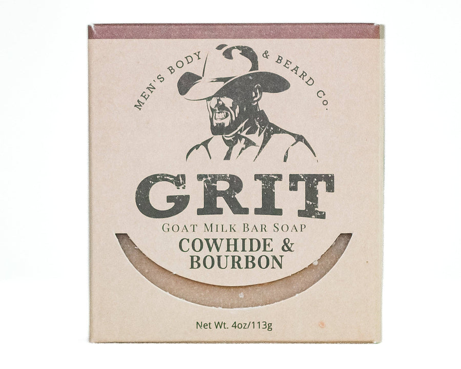 Cowhide & Bourbon Goat Milk Bar Soap - Premium Bath & Body from GRIT Soap Supply - Just $8.95! Shop now at Pat's Monograms
