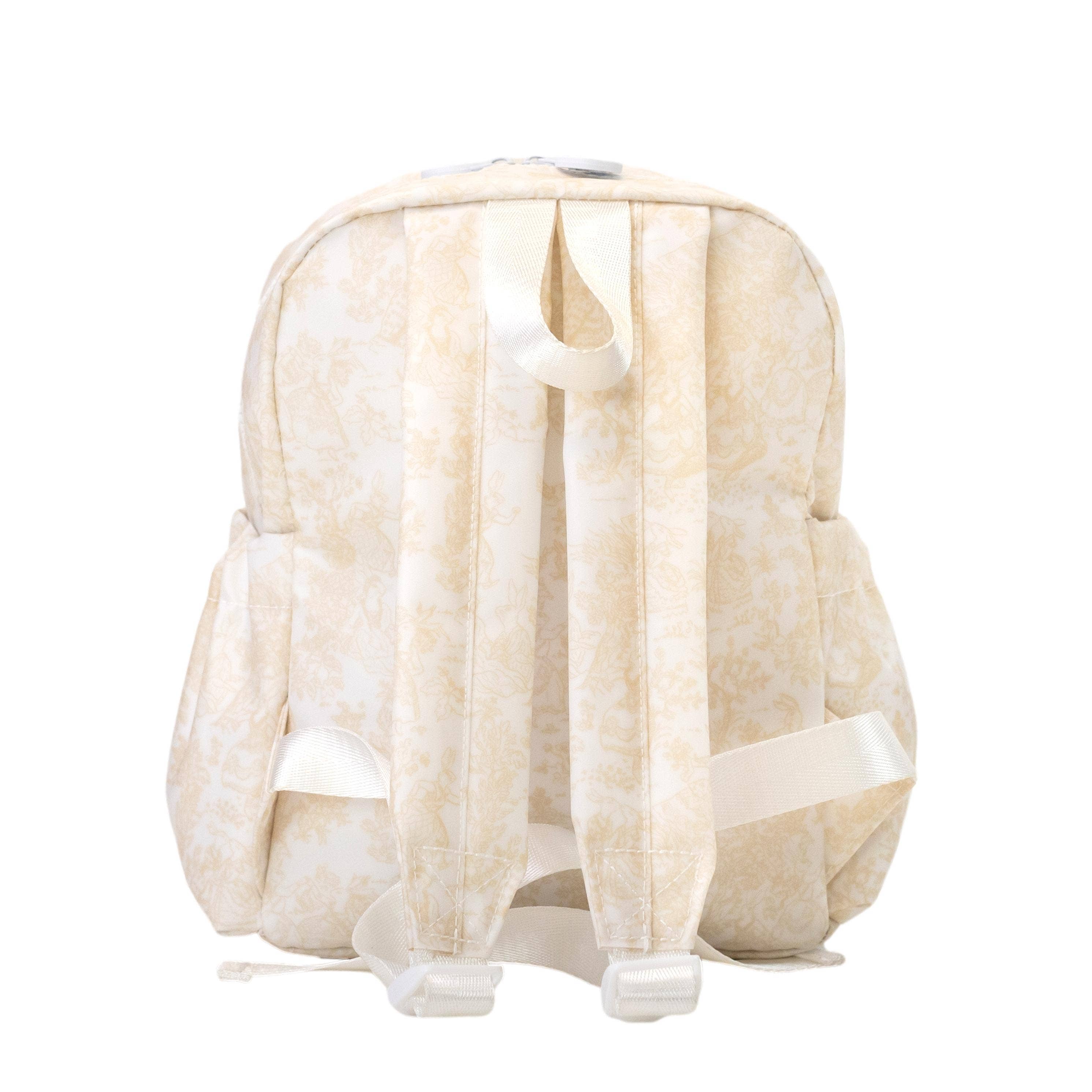 MINI BACKER - BUNNY TOILE SAND Backpack - Premium Backpack from TRVL Design - Just $49.95! Shop now at Pat's Monograms