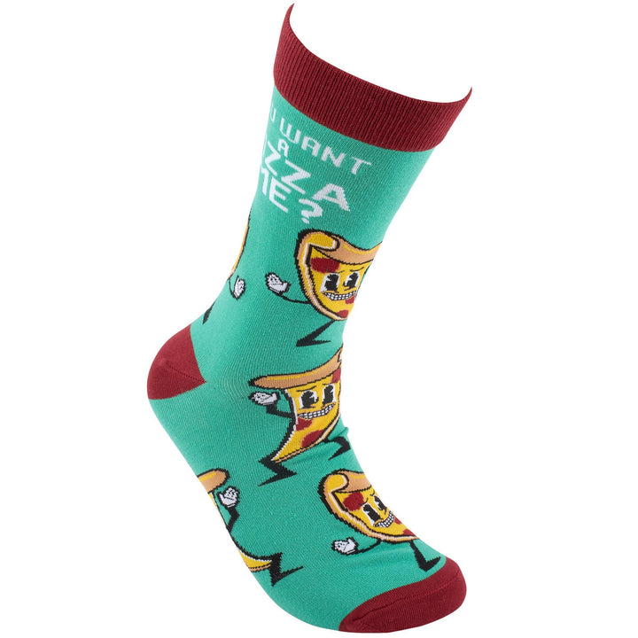 You Want A Pizza Me? Socks - Premium Socks from Primitives by Kathy - Just $11.50! Shop now at Pat's Monograms