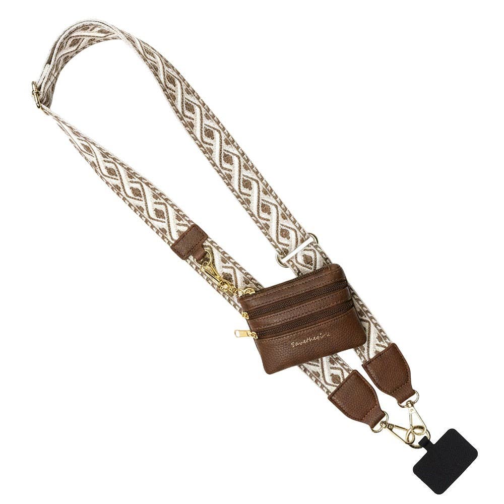 Clip & Go Strap w/Zippered Pouch - Premium phone accessories from Save The Girls - Just $31.95! Shop now at Pat's Monograms