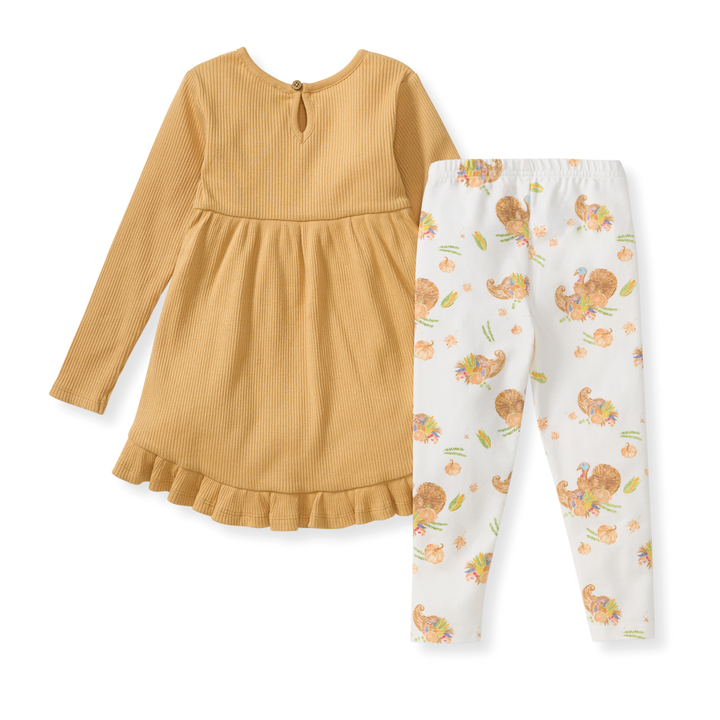 Happy Harvest Toddler Tunic Set - Premium Baby & Toddler Outfits from Burt's Bees Baby - Just $30! Shop now at Pat's Monograms