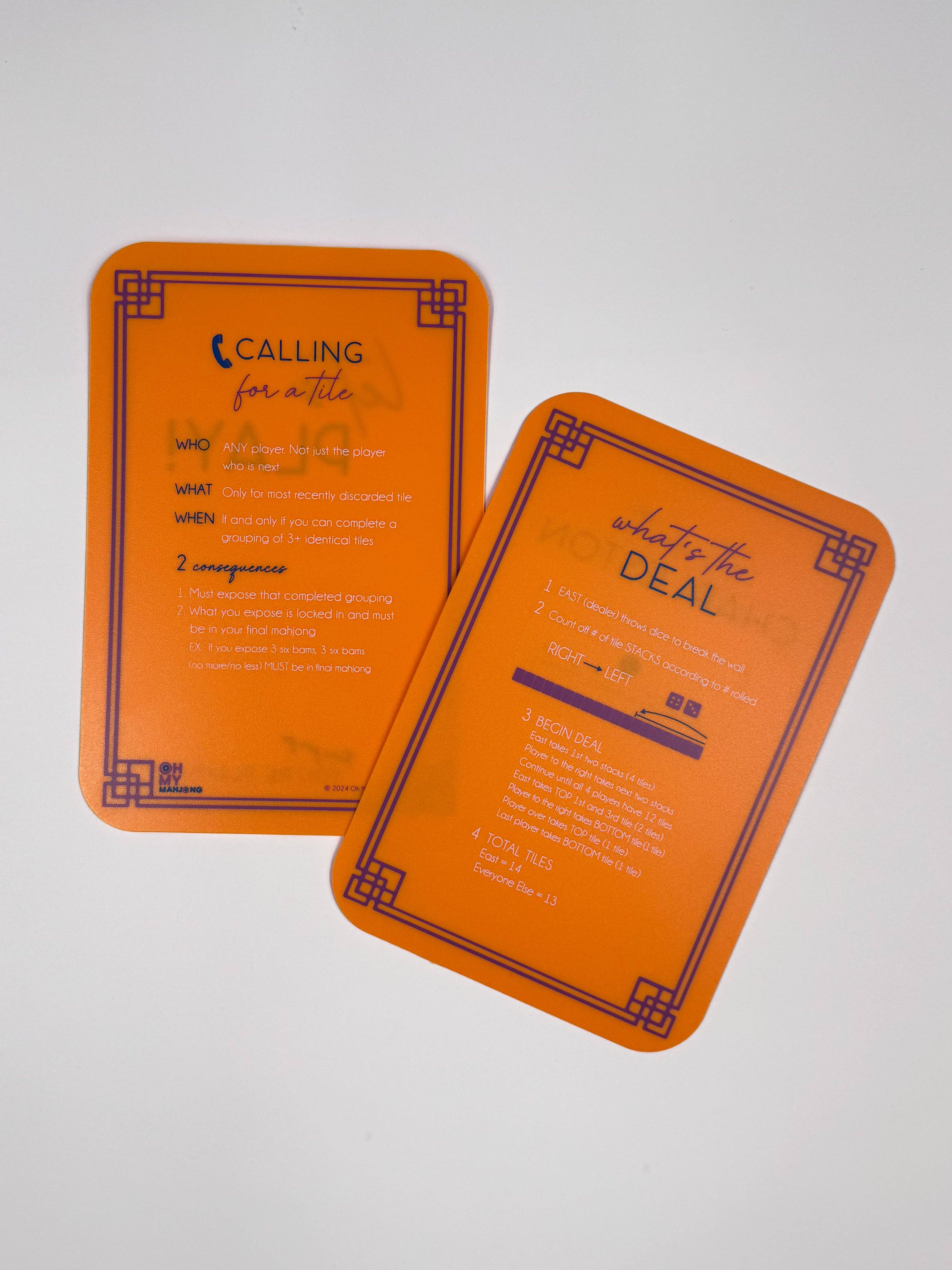 Orange Shufflers - Premium Mahjong from Oh My Mahjong - Just $14.95! Shop now at Pat's Monograms
