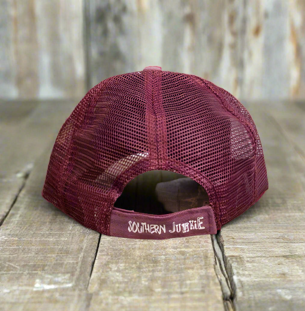 GIRLS Distressed Mesh Back Caps - Premium baseball cap from GRACE+EMMA by Southern Grace - Just $8.95! Shop now at Pat's Monograms