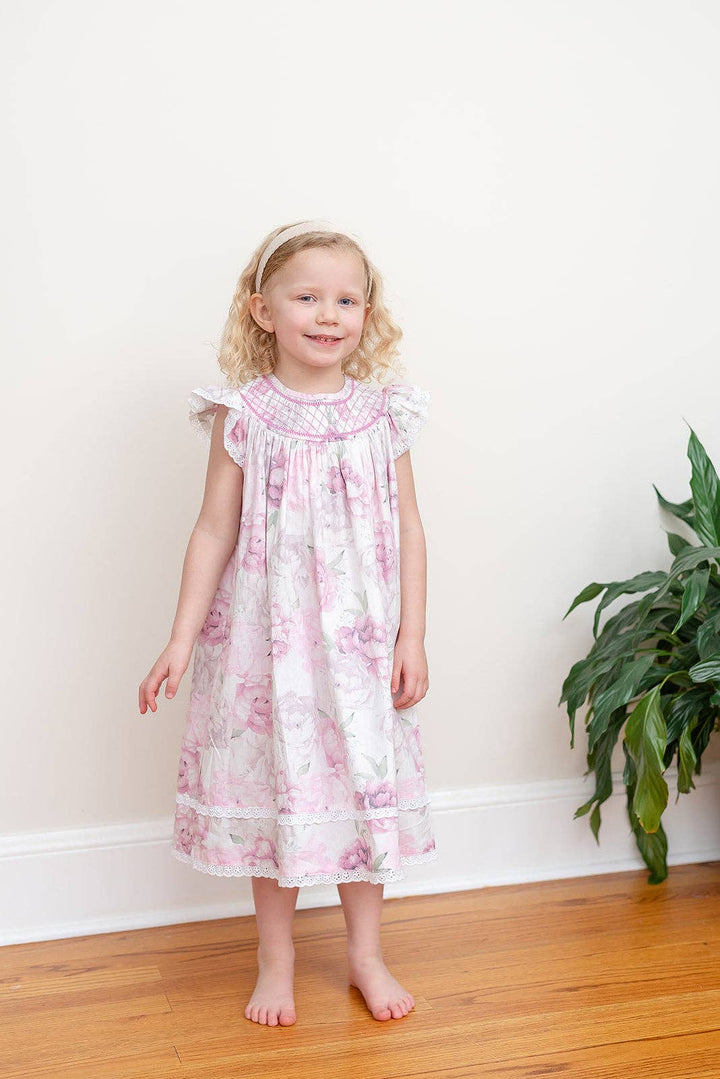 Rose Floral Print Bishop Dress - Premium Baby & Toddler Dresses from Lil Cactus - Just $34.95! Shop now at Pat's Monograms