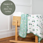 Golf A Round Sports Theme Baby Toddler Muslin Blanket - Premium Baby Blanket from LollyBanks - Just $29.95! Shop now at Pat's Monograms