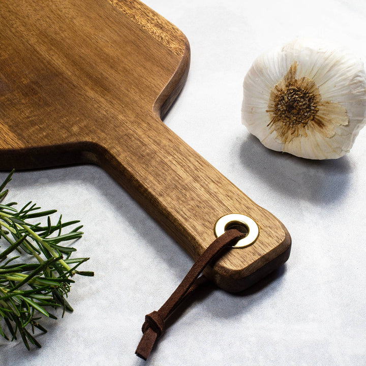 Rock & Branch® Acacia Wood Wine Bottle Shaped Charcuterie Board - Premium Cutting Board from Totally Bamboo - Just $24.95! Shop now at Pat's Monograms