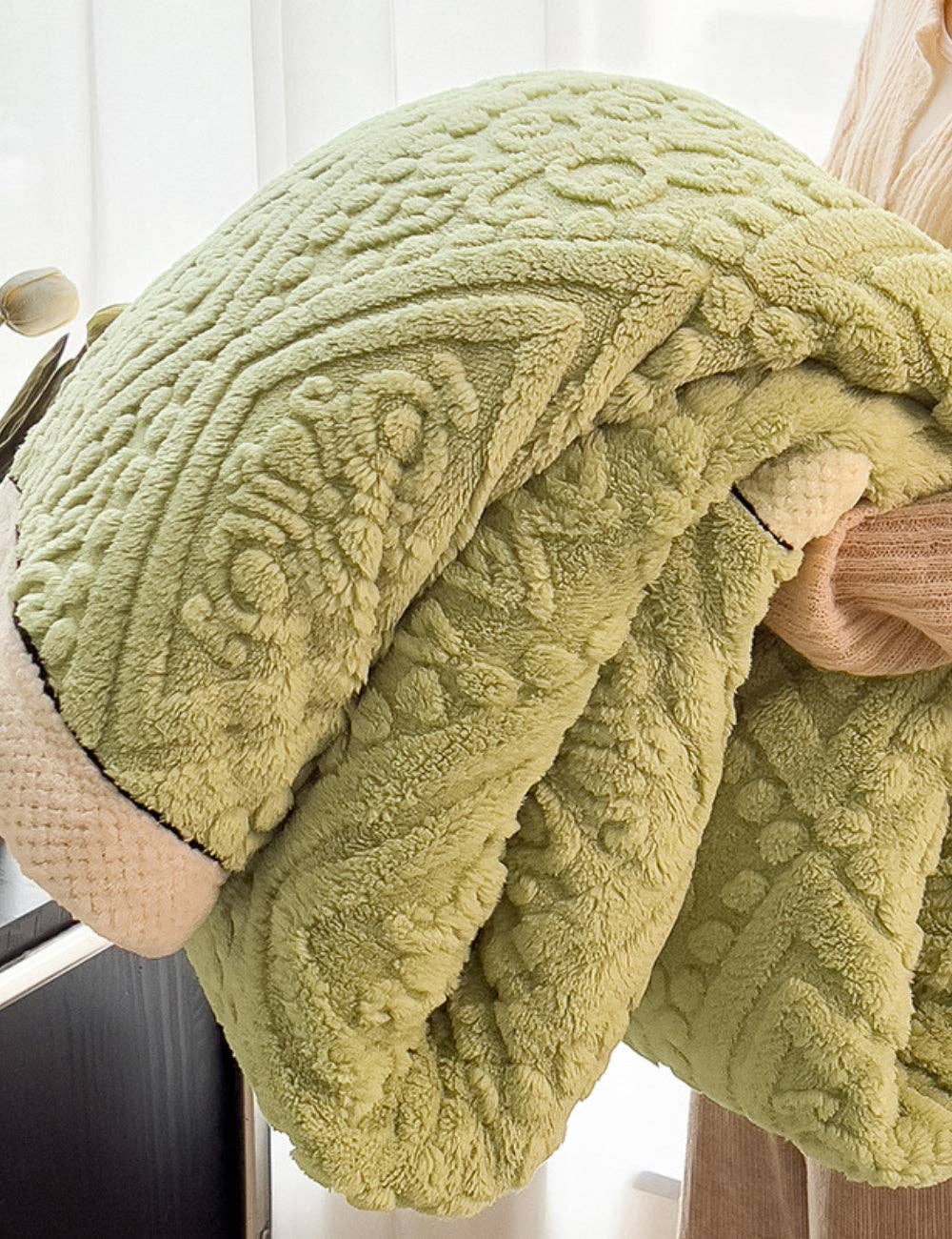 Home Decor Coral Fleece Soft Blanket - Premium  from Sweetkama - Just $44! Shop now at Pat's Monograms