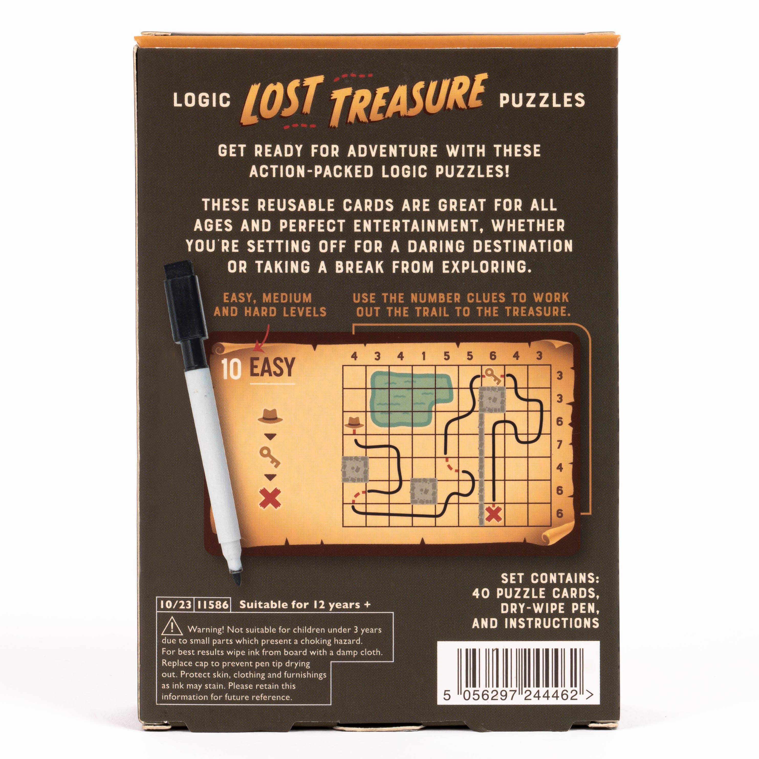 Lost Treasure Logic Puzzles - Premium gift item from Professor Puzzle USA, Inc. - Just $7.95! Shop now at Pat's Monograms