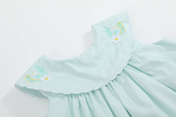 Misty Blue Fuzzy Chickies Dress - Premium Baby & Toddler Dresses from Lil Cactus - Just $39.95! Shop now at Pat's Monograms