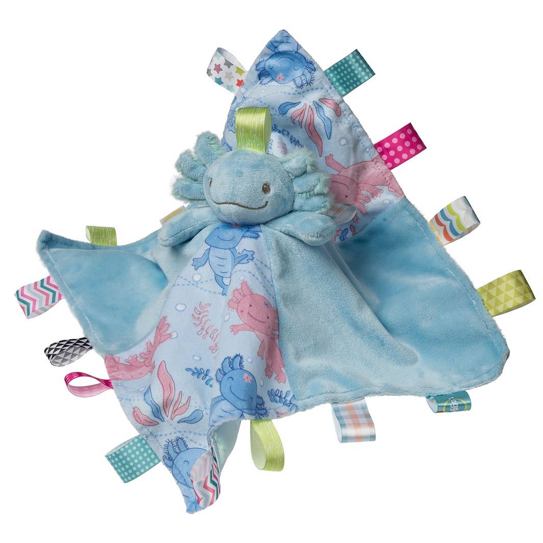 Fizzy Axolotl Character Blanket - Aqua - Premium Baby Toys & Activity Equipment from Mary Meyer - Just $22.95! Shop now at Pat's Monograms