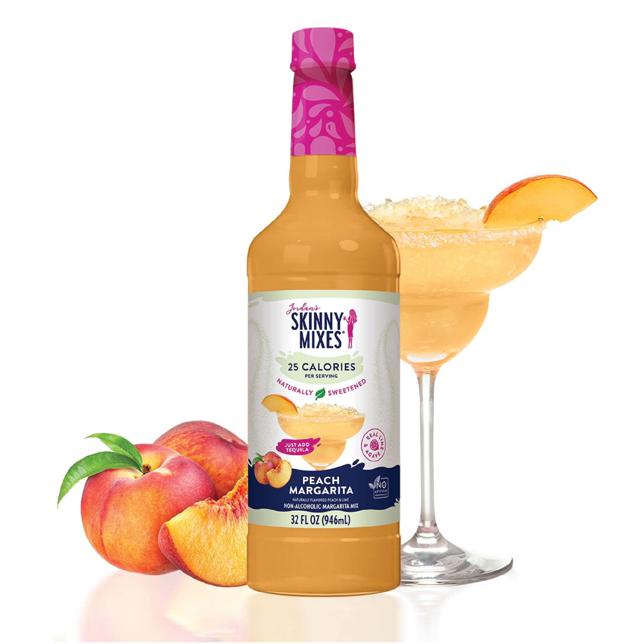 Natural Peach Margarita - Mixer - Premium drink mix from Jordan's Skinny Mixes - Just $9.99! Shop now at Pat's Monograms