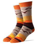 Desert Sky | Men's Premium Cotton Crew Socks - Premium socks from Oooh Yeah/Sock It Up/Oooh Geez Slippers - Just $11.95! Shop now at Pat's Monograms