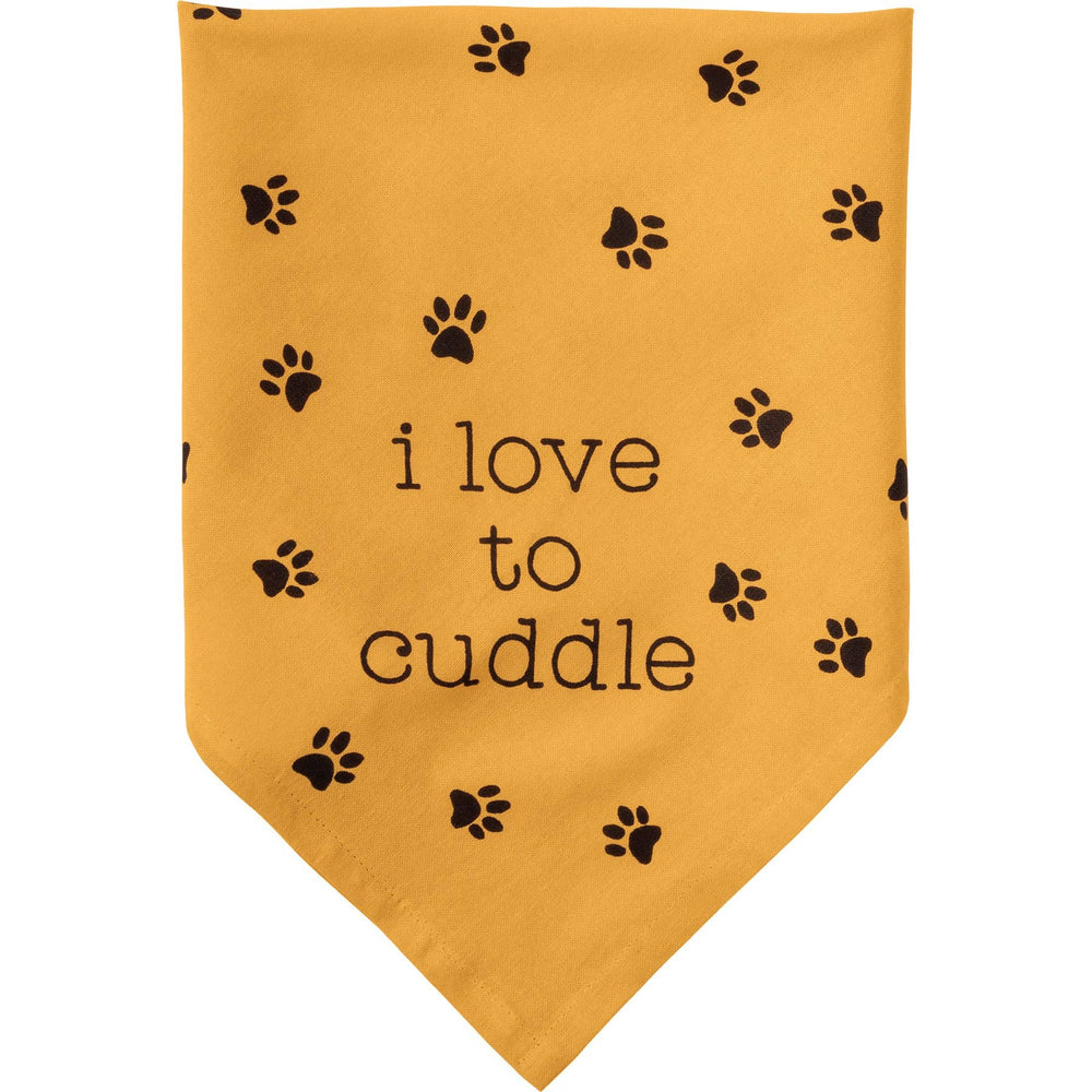 Bad Ass/Love to Cuddle Small Pet Bandana - Premium Dog Bandana from Primitives by Kathy - Just $12.65! Shop now at Pat's Monograms