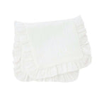 Muslin Ruffle Burp - Baby Gift, Shower Gift, Newborn - Premium Baby Accessories from Zsa Zsa & LoLLi Monogram Blanks - Just $9.95! Shop now at Pat's Monograms