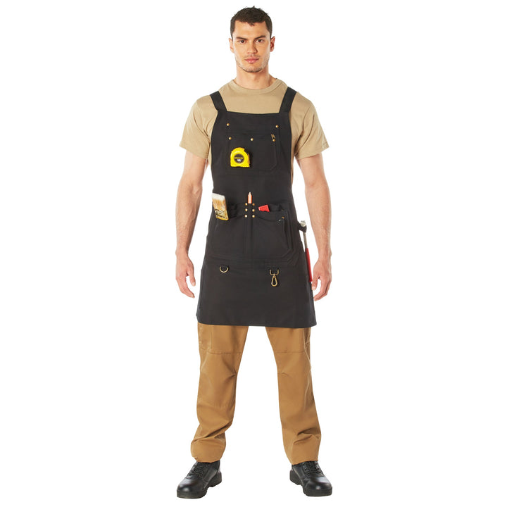 Canvas Full Work Apron - Premium Workwear from Rothco - Just $47.95! Shop now at Pat's Monograms