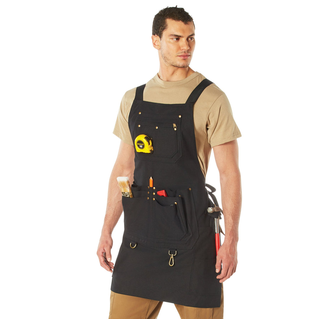 Canvas Full Work Apron - Premium Workwear from Rothco - Just $47.95! Shop now at Pat's Monograms